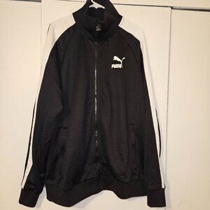 NWT Puma T7 Black & White Track Jacket (2XLT)
